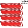 thumbnail image 1 of 100pcs Plastic Grass Trimmer Blades Cordless Strimmer Blades, 1 of 5