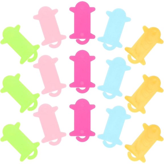 100pcs Plastic Thread Winding Board DIY Craft Organizer | Wear-resistant Plastic Build, Lightweight and Portable, Cross Stitch Use, Keeps Yarn Neat during Storage and Handling