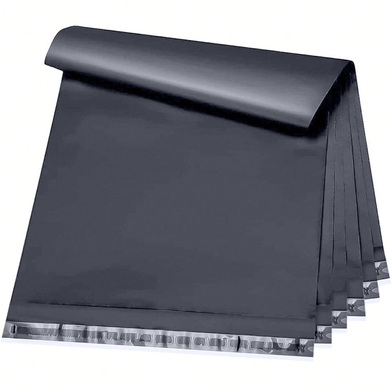 100 Pcs Self-Sealing Poly Mailer Shipping Envelopes - Plastic Mailing Bags For E-commerce