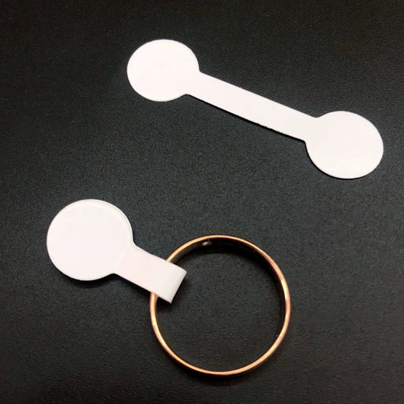 100pcs Portable Blank Paper Jewelry Price Tags Stickers Jewelry Display ...