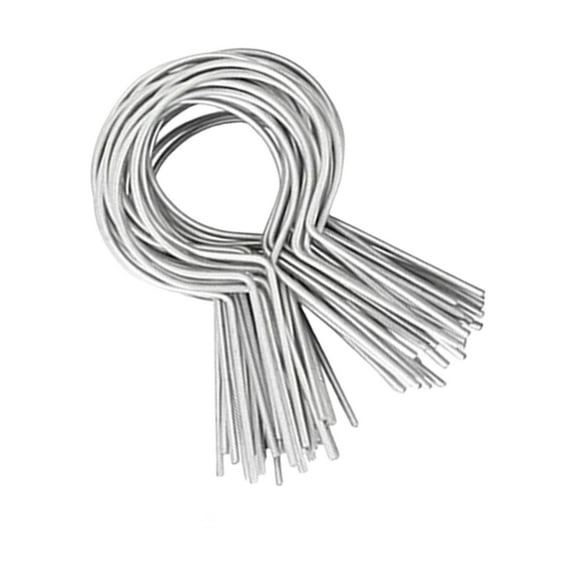 100pcs Practical 11 Gauge Metal Chain Link Fence Tie for Easy Installation Designs in Ranches and Garden Supplies