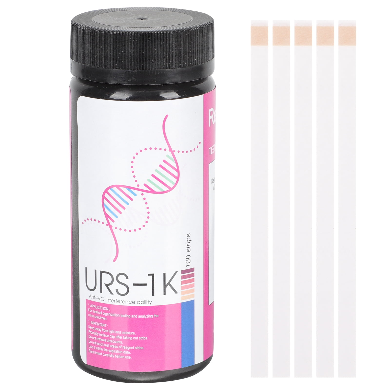 100pcs Progesterone Urinalysis Test Paper Ketone Strips Body Fat