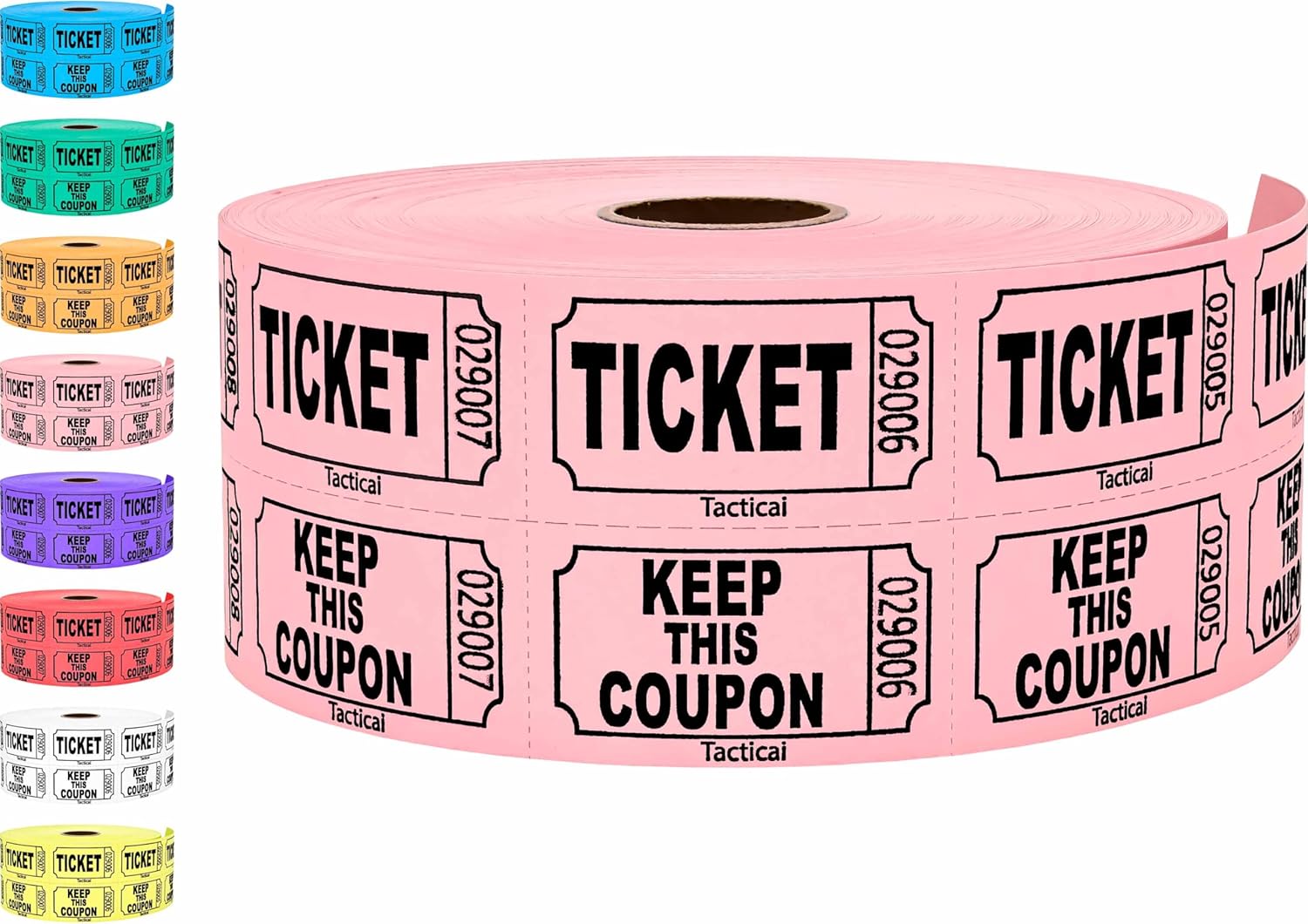 100pcs Raffle Tickets Roll Of Raffle Tickets Event Tickets Easy Read 