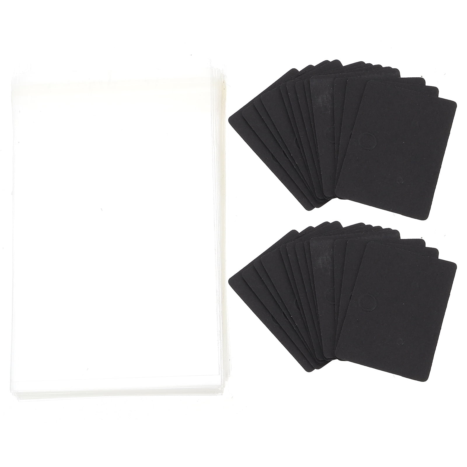 100pcs Rectangle Earring Holders Cardboard Earring Cards Earring