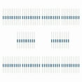 thumbnail image 1 of 100pcs Resistor 1/4W(0.25Watt) ±1% Tolerance Metal Film Fixed Resistor,Multiple Values Of Resistance Optional-130R- 1/4W, 1 of 9