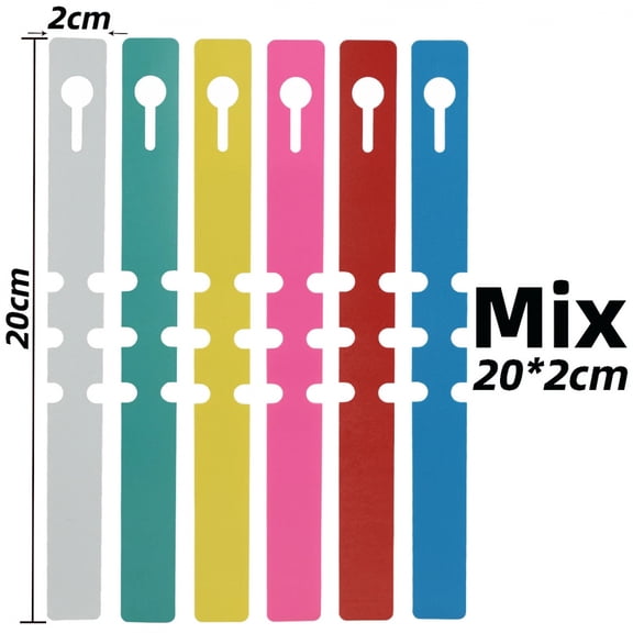 100pcs Reusable Garden Plant Nursery Hang Tag Plastic Identification Card Waterproof Ring Sign Vegetables Labels Markers Tool