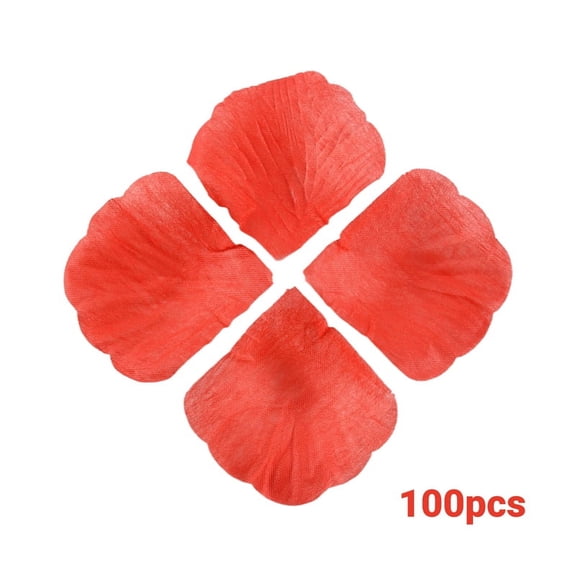 100pcs Roses Petals for Wedding Decoration - Gradual Red