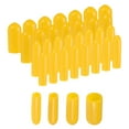 thumbnail image 1 of Uxcell 100Pcs Round Rubber End Caps 3/32" 1/8" 5/32" 1/4" Yellow Vinyl Cover Screw Thread Protectors Assortment Kit, 1 of 6
