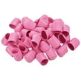 thumbnail image 1 of Uxcell Screw Thread Protectors Rubber End Cap Cover 16mm Pink, 1 of 2