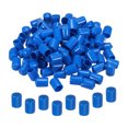 thumbnail image 1 of Uxcell Rubber End Caps Cover Vinyl Screw Thread Protector Round Vacuum Caps for Screw Bolt Pipes 5/8 inch 100Pcs, 1 of 5