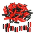 thumbnail image 1 of 100pcs Rubber End Caps Cover Assortment 3.5mm Screw Thread Protector for Screw Bolt Black Red, 1 of 5