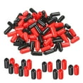 thumbnail image 1 of Uxcell 200pcs Rubber End Caps Cover Assortment 2mm Screw Thread Protector for Screw Bolt Black Red 5mm 100, 1 of 5