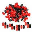 thumbnail image 1 of 100pcs Rubber End Caps Cover Assortment 7mm Screw Thread Protector for Screw Bolt Black Red, 1 of 5