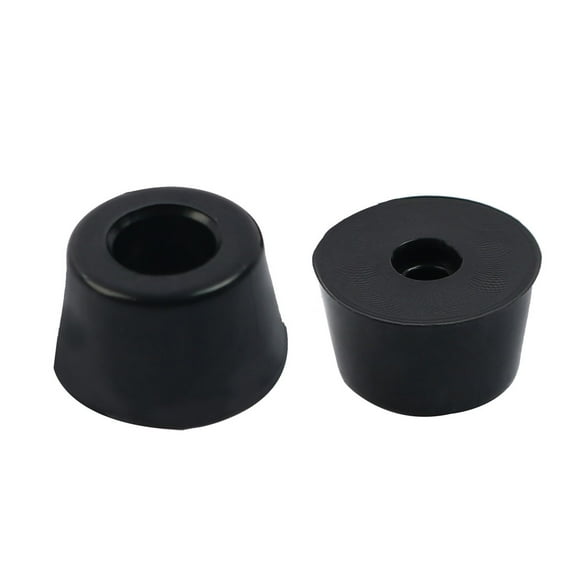 100pcs Rubber Feet Bumper Buffer Leg Pads with Metal Washer, D17x14xH10mm