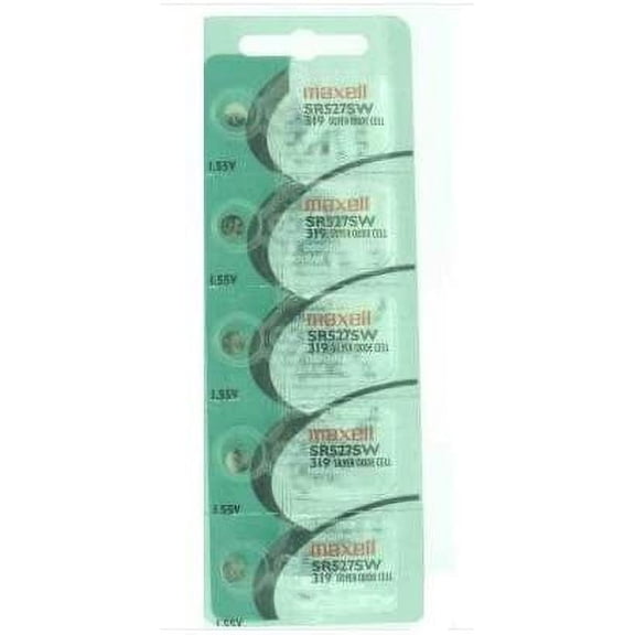 100pcs. SR527SW-319 Maxell Watch Batteries 1.55V