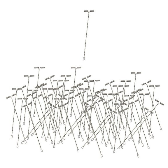 100pcs Sea Fishing Fish Hooks Fish Hooks Swivel Hooks Saltwater Hooks - , 6cm