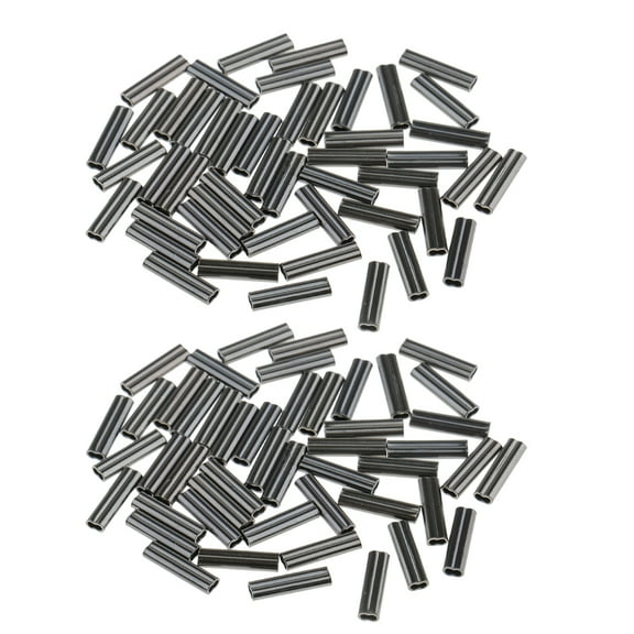 100pcs Sea Fishing Line Mono Braid Wire Trace Sleeves 0.8mm