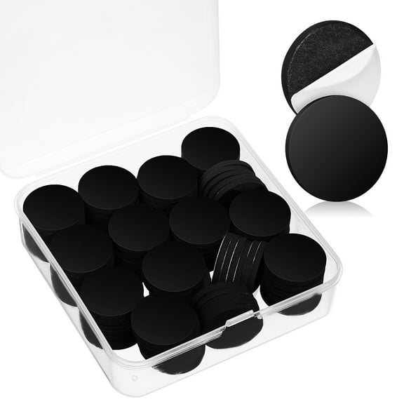 100pcs Self-adhesive Magnetic Dot Magnetic Stickers Refrigerator Magnets with Adhesive Backing