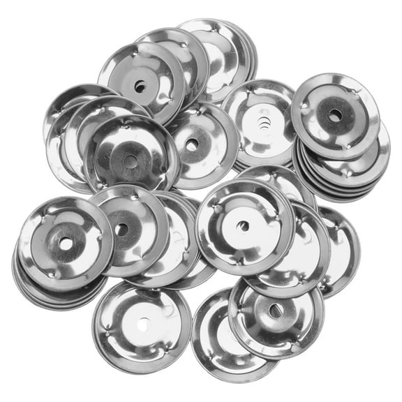 100pcs Single Ring Percussion Accessories Stainless Iron Cymbals Ching Ring Tambourine Effects Crash Cymbal Percussion Drum Cymbal Rings