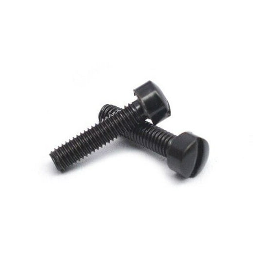 100pcs Slotted Polepiece for Humbucker Adjustable Screw Cup Head Pickup Polepiece M3x15MM Screws for Guitar Black/Gold/Chrome