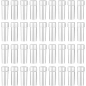 100pcs Small Plastic Bottles, 5ml Empty Pill Bottles Clear Vials with Caps Small Sample Lab Plastic Test Tubes for Travel Storage Portable Lab Supplies