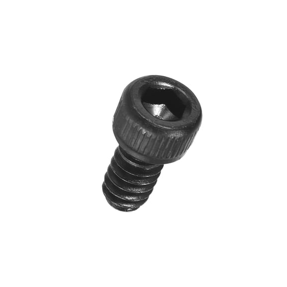 100pcs Socket Head Cap Screws - [#6-32 x 1/4"] Alloy Steel Black Oxide Grade 12.9 Internal Hex Screw for 3D Printer Furniture Industrial Use, Black
