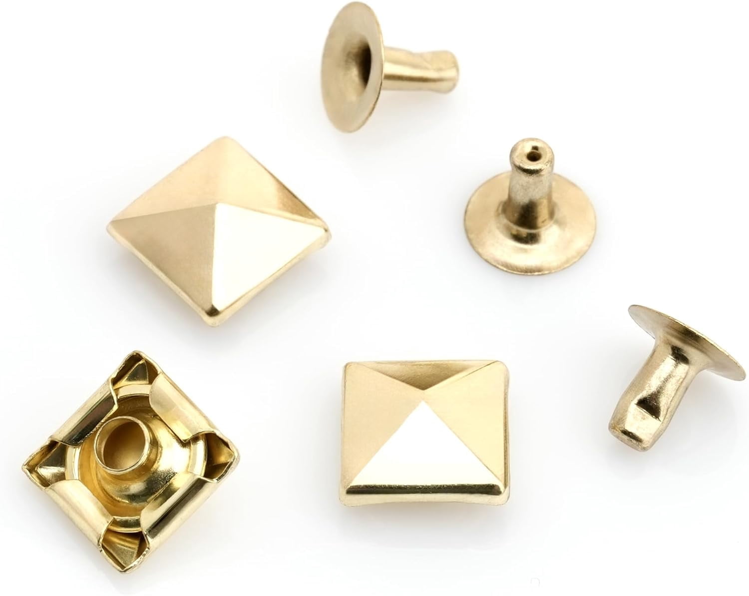 Pyramid Rivet Snap CRAFTME STUDIO 10 mm Spike Rivet Pyramid Rapid Rivet Studs for ...