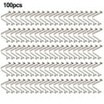 100pcs Spring Clip Locking Tube Pin Push Clip For Tent Pole Kayak