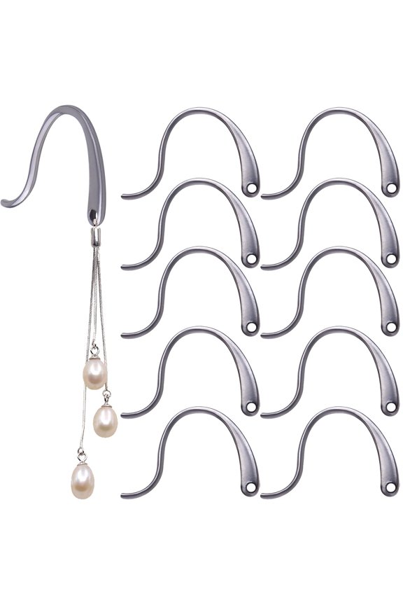 100pcs Stainless Steel Earring Hooks, Wire with Loop Hole Dangle Earrings FindingsHypo-allergenic Surgical Fish Hook Ear  for Women DIY Craft Jewelry Making