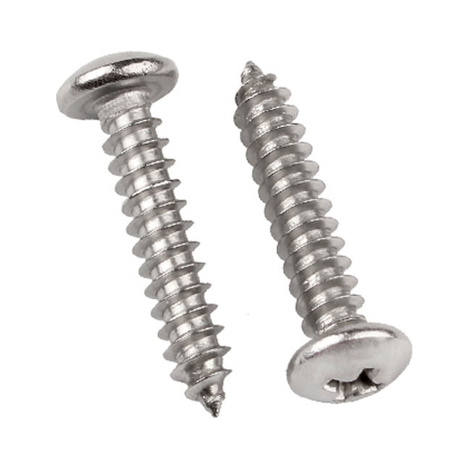 100pcs Stainless Steel Screws Pan Head Screws Selftapping Screws Wood