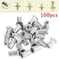 thumbnail image 1 of 100pcs Steel Aluminum Thread Rivet Nut Insert Nutsert M4 / M5 / M6 / M8 Set, 1 of 6