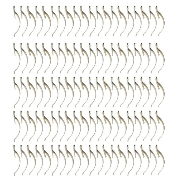 100pcs Steel Window Screen Clips Secure Spring Tension Flat Corner ...