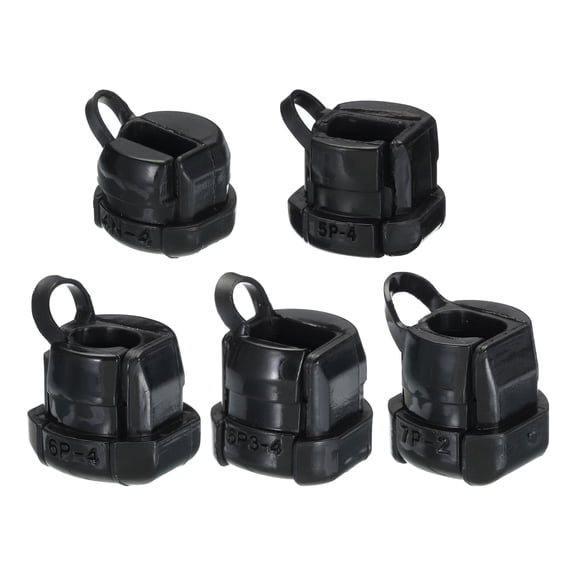 100pcs Strain Relief Cord Connector Cable Bushing Boot Sleeve for Electric Cable Cord Insulation