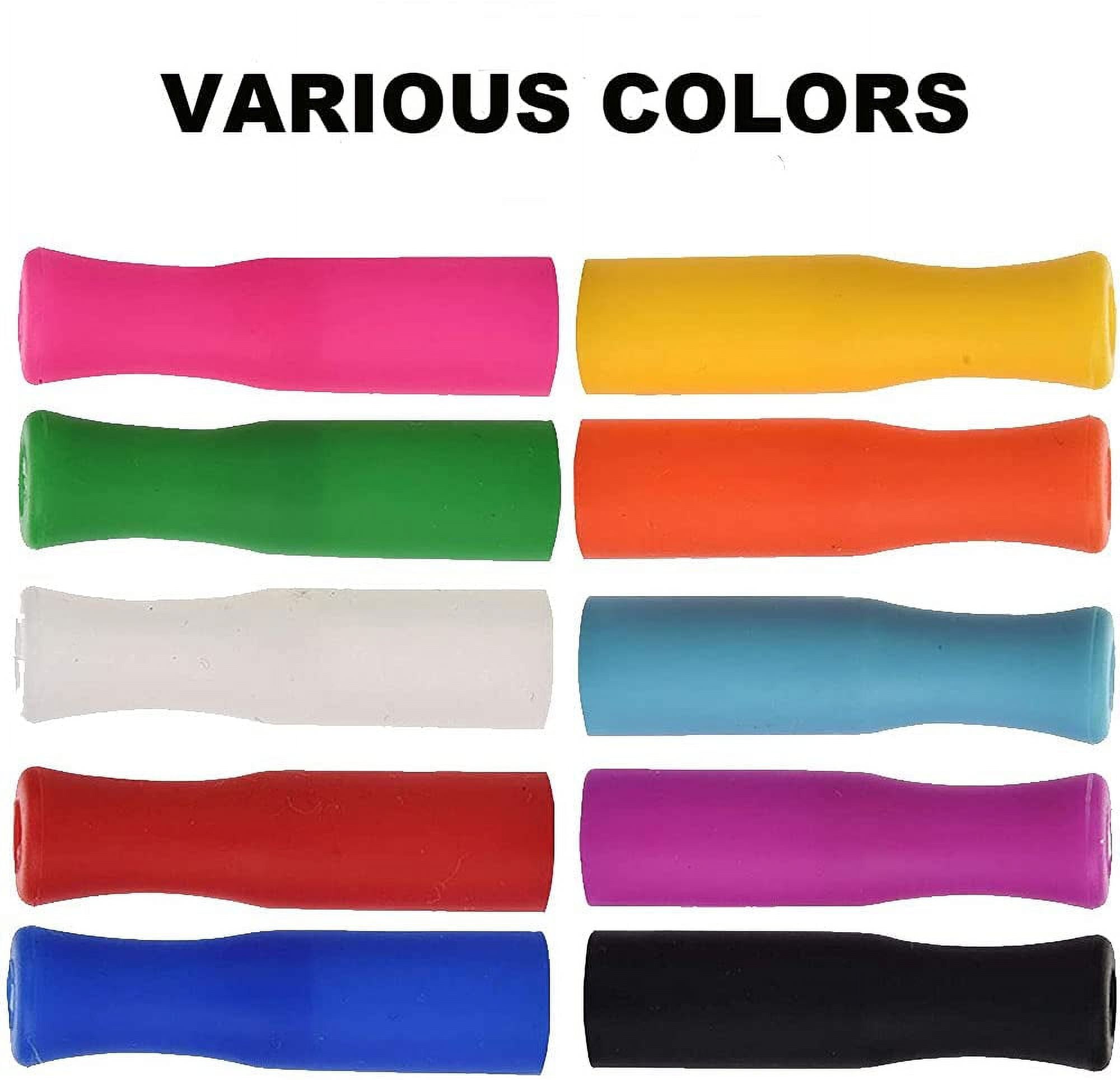 Reusable Silicone Straw Tip Covers (30 Pcs) Includes Set of Tips