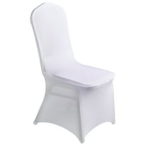 100pcs Stretch Spandex Chair Cover for Wedding Party Dining Banquet Event (White, 100)