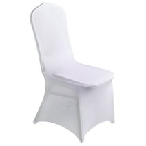100pcs Stretch Spandex Chair Cover for Wedding Party Dining Banquet Event (White, 100)