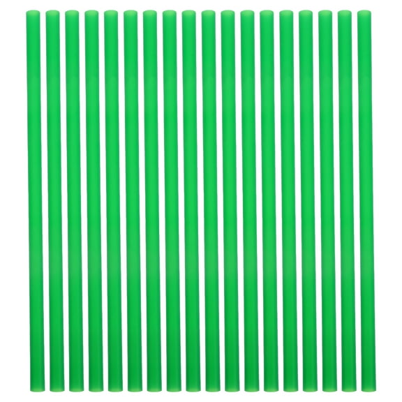 FONDOTIN Green Drinking Straws for Parties and Home Use Sturdy PP Material Fits Most Drinkware 100pcs