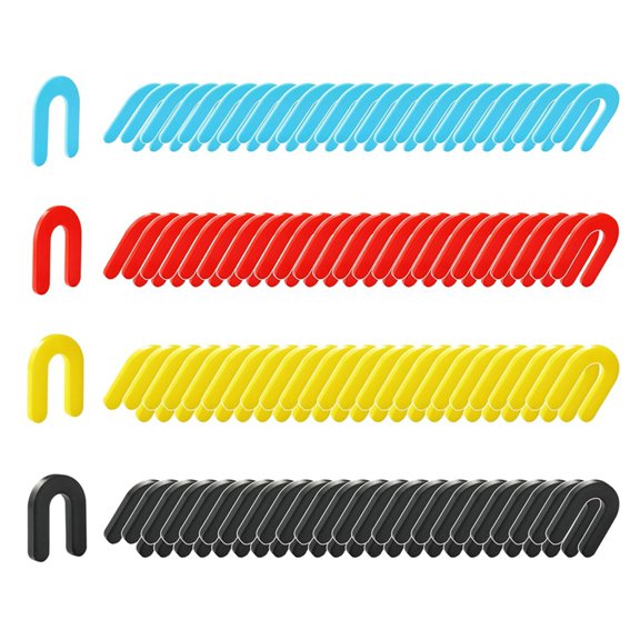 100pcs Tile Spacers, Plastic Shims for Leveling,Floors, Toilet, Indoor and Outdoor Use, 1/16, 1/8, 3/16, 1/4 Inch