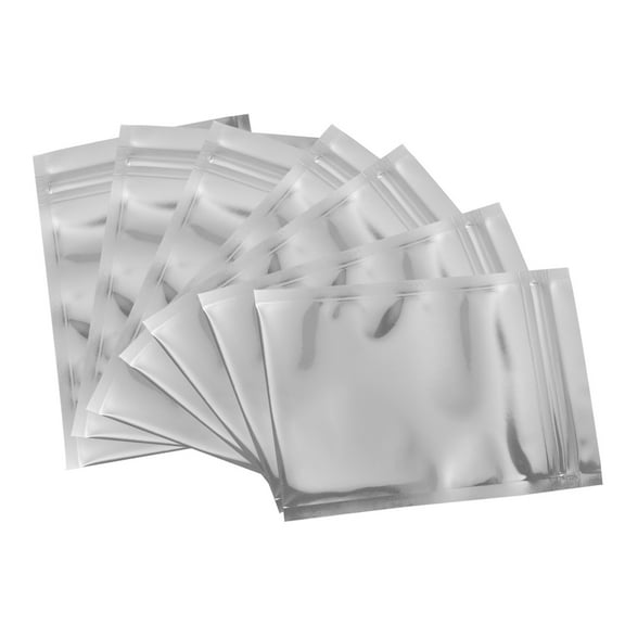 100pcs Translucent Chip Storage Bag Anti-static Mainboard Pouch Insulation Shielding Bag (8x12cm)