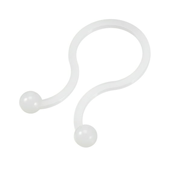 100pcs Twist Lock Cable Wire Ties Nylon U Shape Save Place 10.5mm Dia White