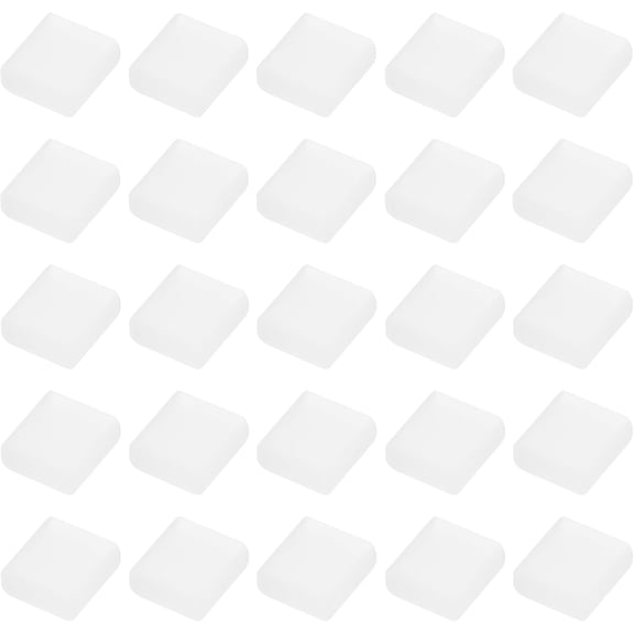 100pcs USB Male Port Silicone Protectors Anti Dust Cap Cover Translucent