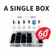 100pcs Universal Expansion Screw Clips Set for Automobiles Mudguard Leaf Plates Door Panel Clips C05 C20 C32 B01 D02 A16 Car Accessories