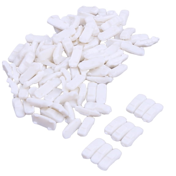 100pcs Unpainted White Model Car DIY Paint Street Layout Scale Z Gauge
