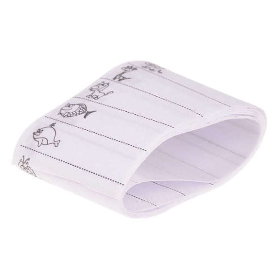 100pcs Washable Iron on Name Colthing Labels School Garment Fabric Tags Marker