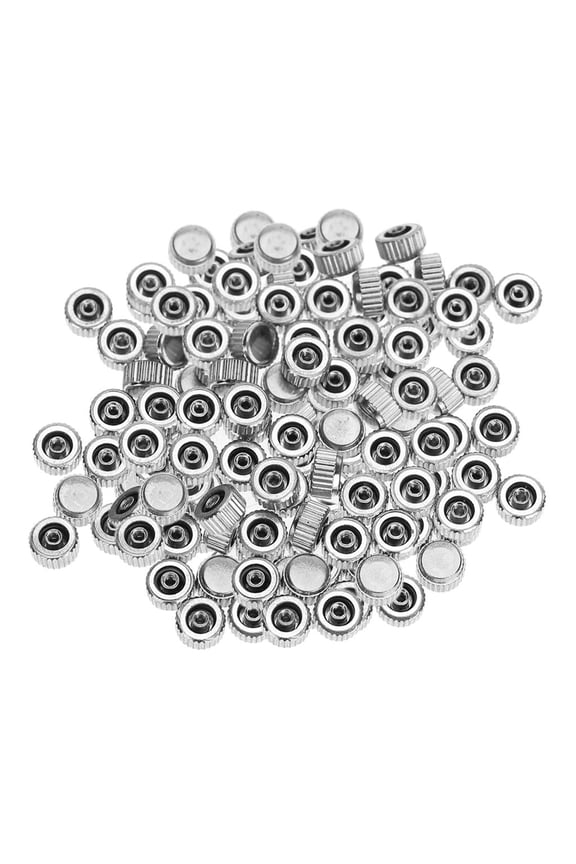 100pcs Watch Crowns for Watch Repairs Replace Watch Pt