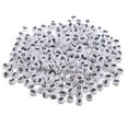 thumbnail image 1 of 100pcs White Acrylic Number Beads for Bracelet & Jewelry Making, 1 of 6