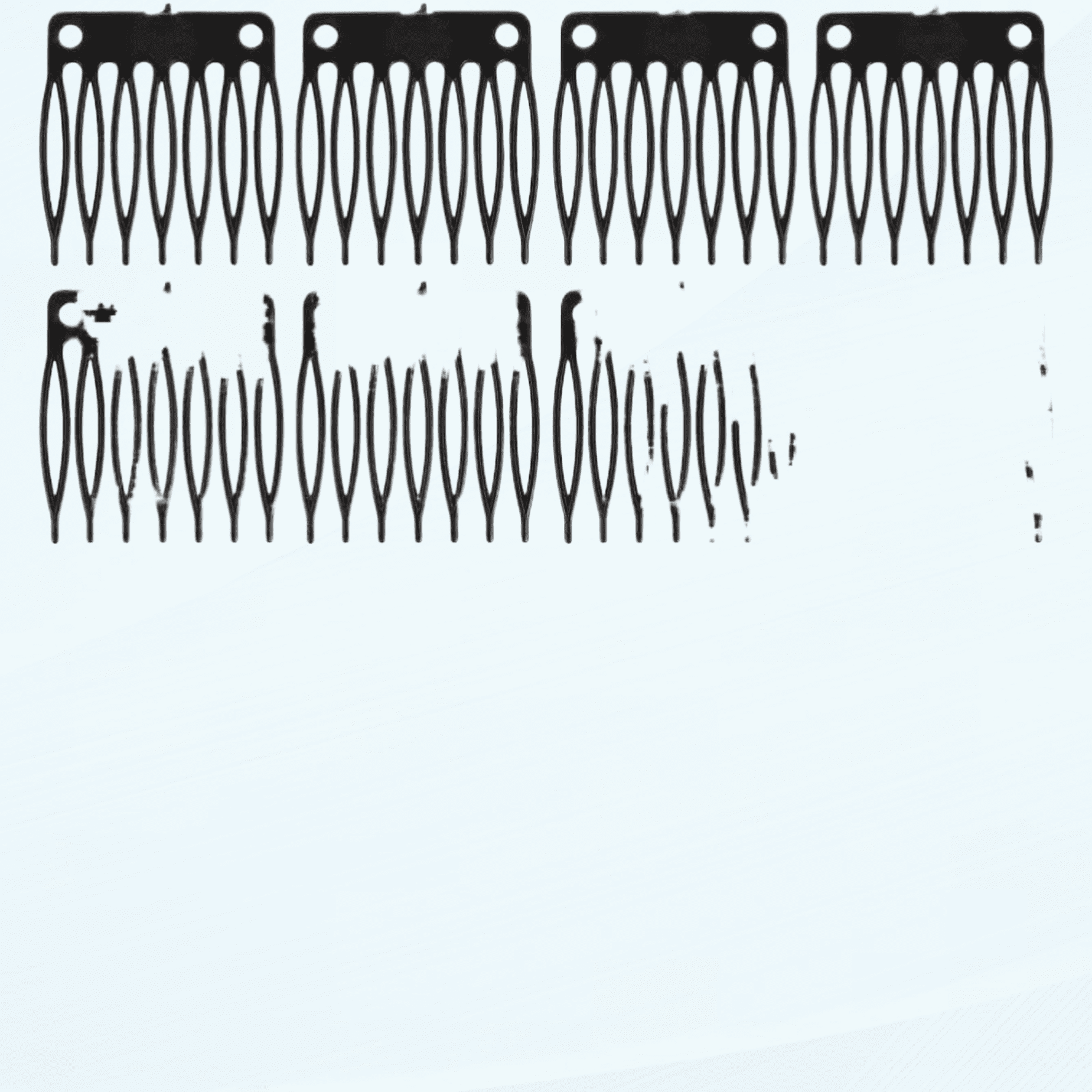 100pcs Wig Clips Snap Comb Wig Clips Hair Extension Clips Plastic Clips