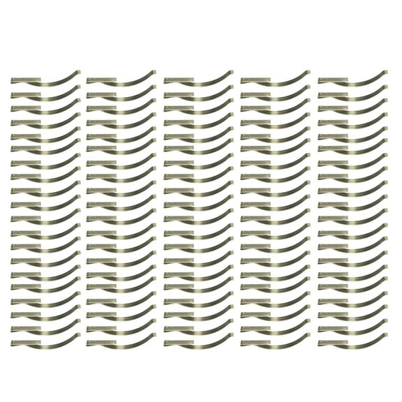 100pcs Window Screen Tension Spring Clip Steel Flat Window Spring Clip set
