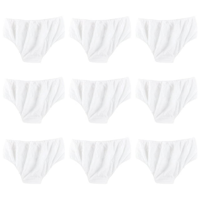 100pcs Women Thickened Disposable Underwear Breathable Travel Briefs