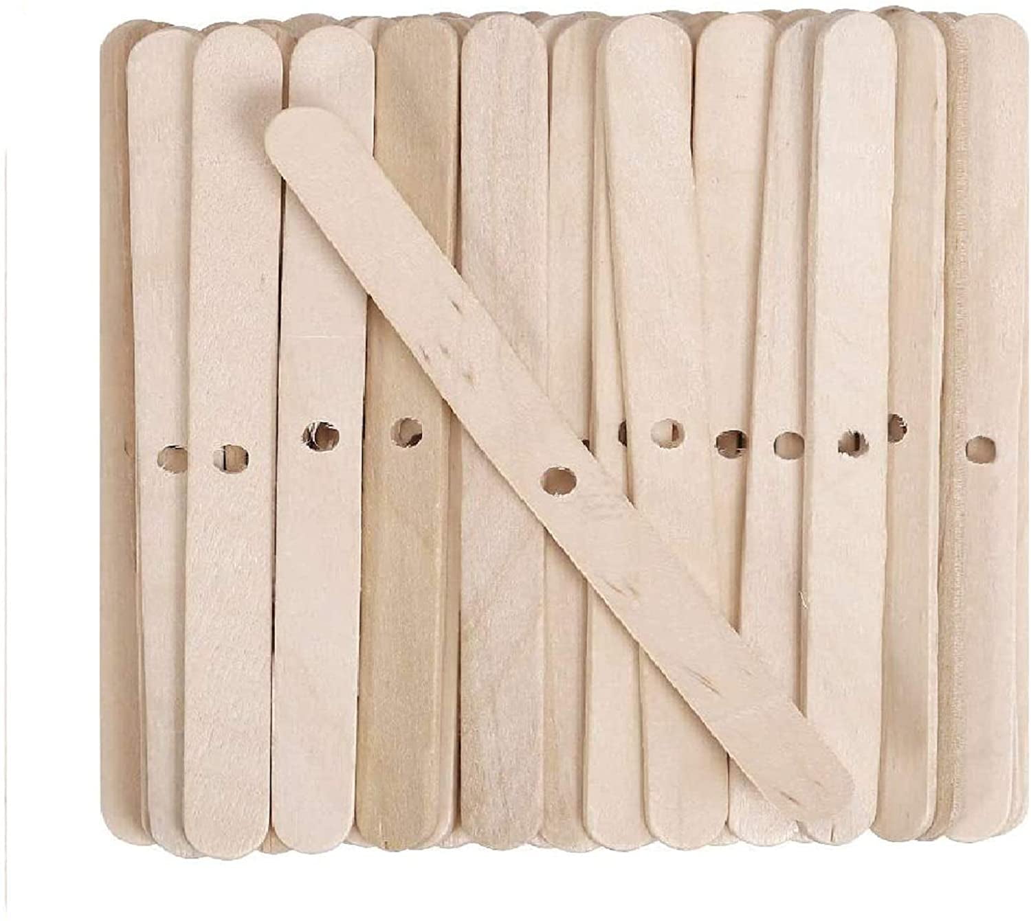 120 Pieces Wooden Candle Wick Holders 4.5 Inch Candle Wick Bars Candle Wick  Centering Device for Candle Making and DIY Crafts